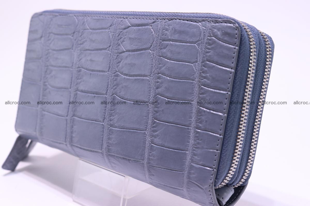 Crocodile wallet with 2 zips 308 Foto 6