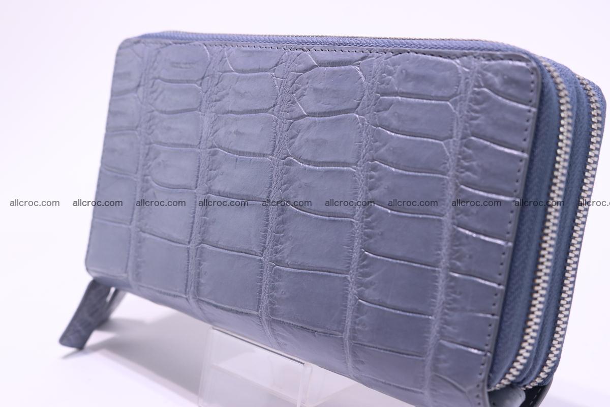 Crocodile wallet with 2 zips 308 Foto 9