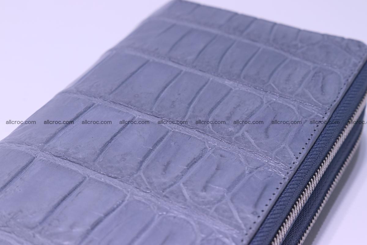 Crocodile wallet with 2 zips 308 Foto 13
