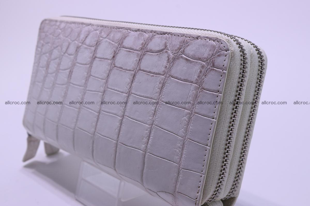 Crocodile wallet with 2 zips 309 Foto 2