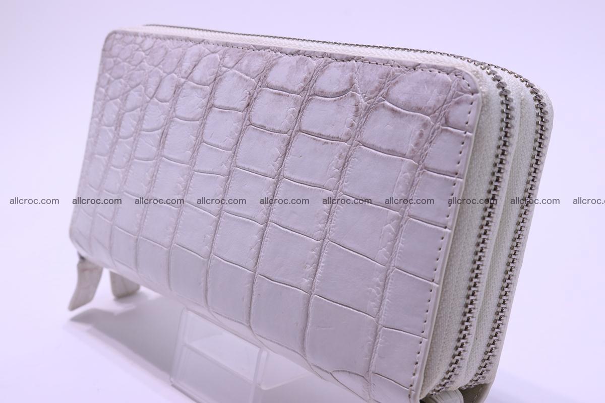 Crocodile wallet with 2 zips 309 Foto 3