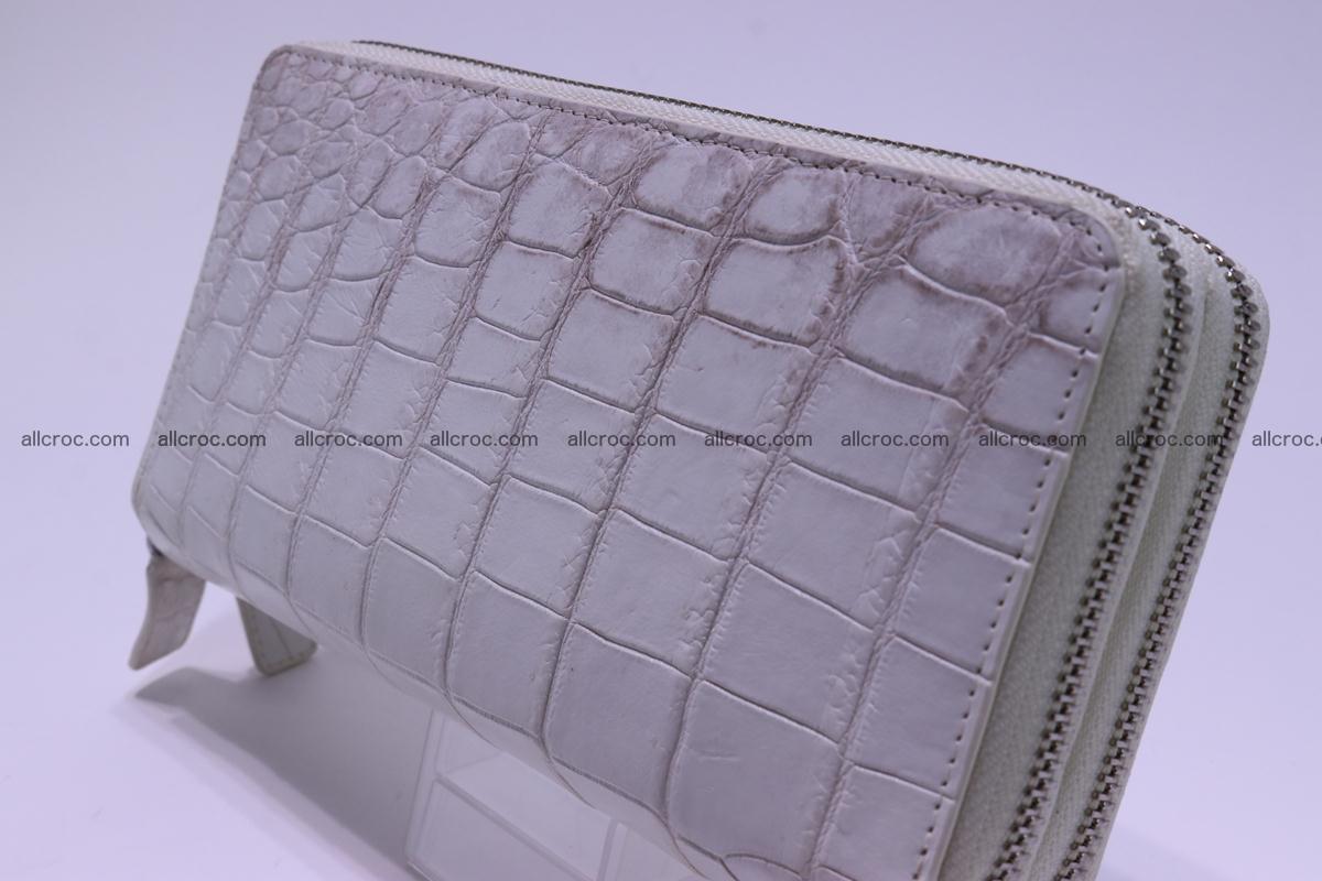 Crocodile wallet with 2 zips 309 Foto 5