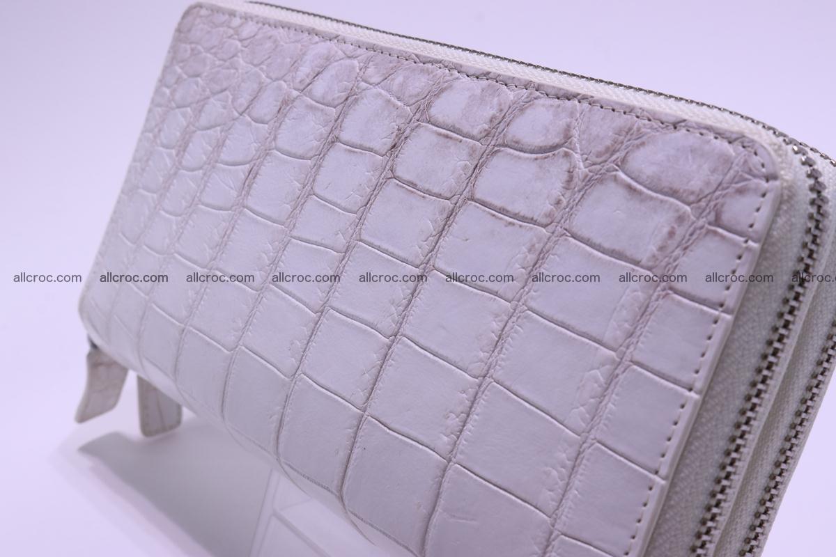 Crocodile wallet with 2 zips 309 Foto 6