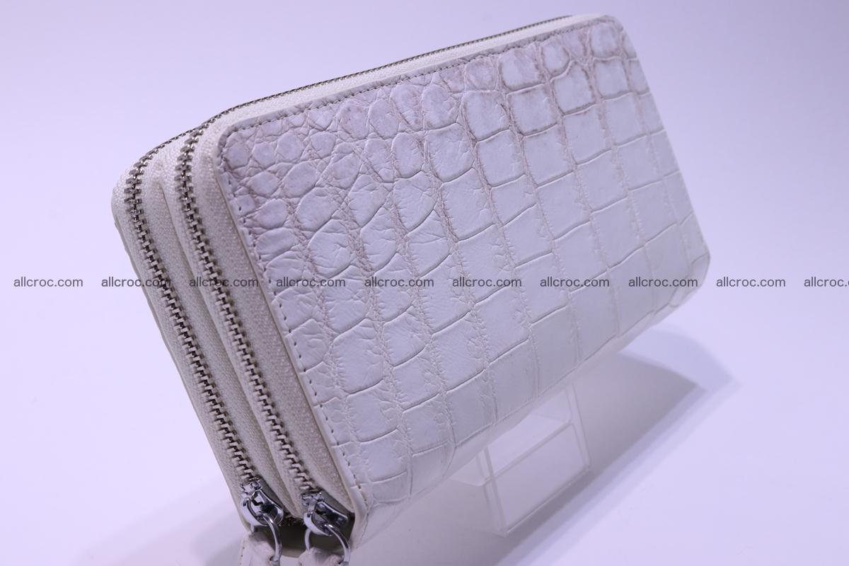 Crocodile wallet with 2 zips 309 Foto 7