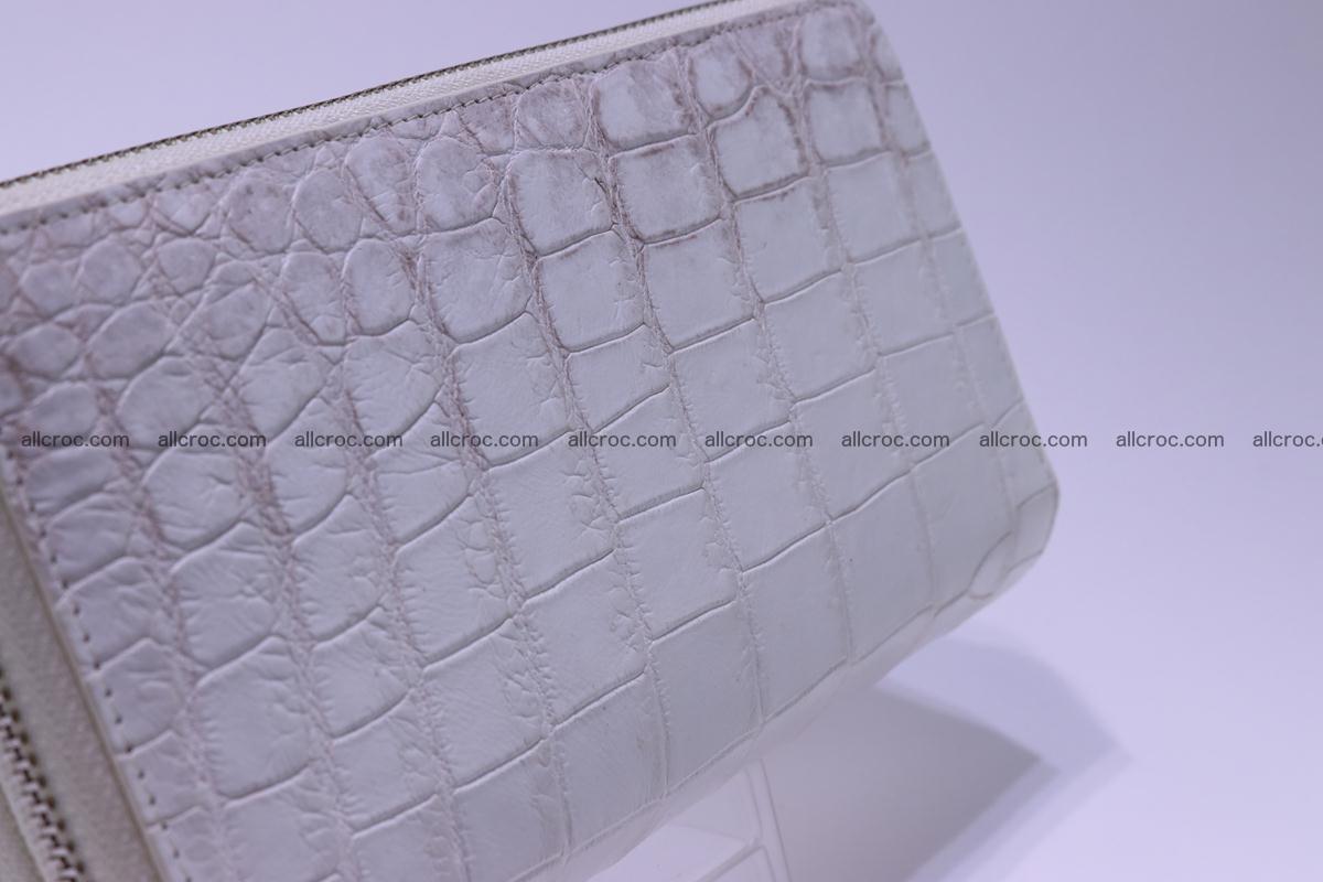 Crocodile wallet with 2 zips 309 Foto 8