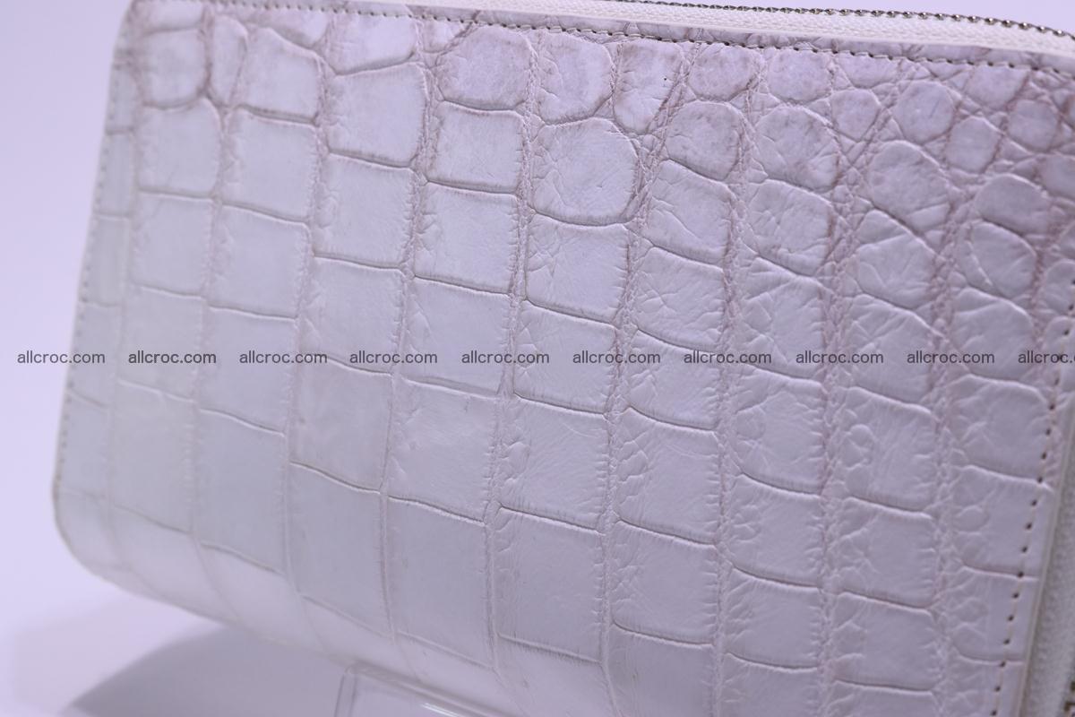 Crocodile wallet with 2 zips 309 Foto 9