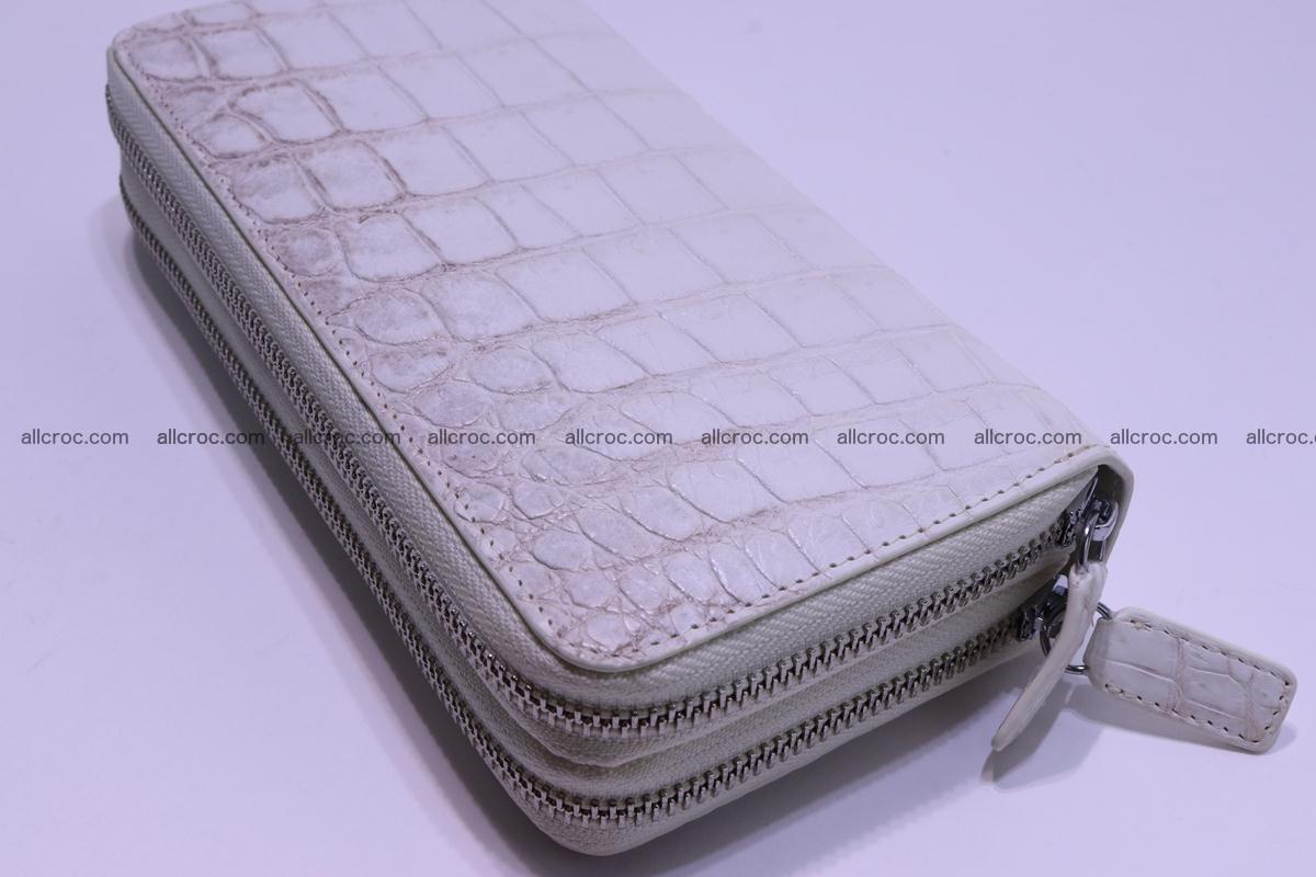 Crocodile wallet with 2 zips 309 Foto 10