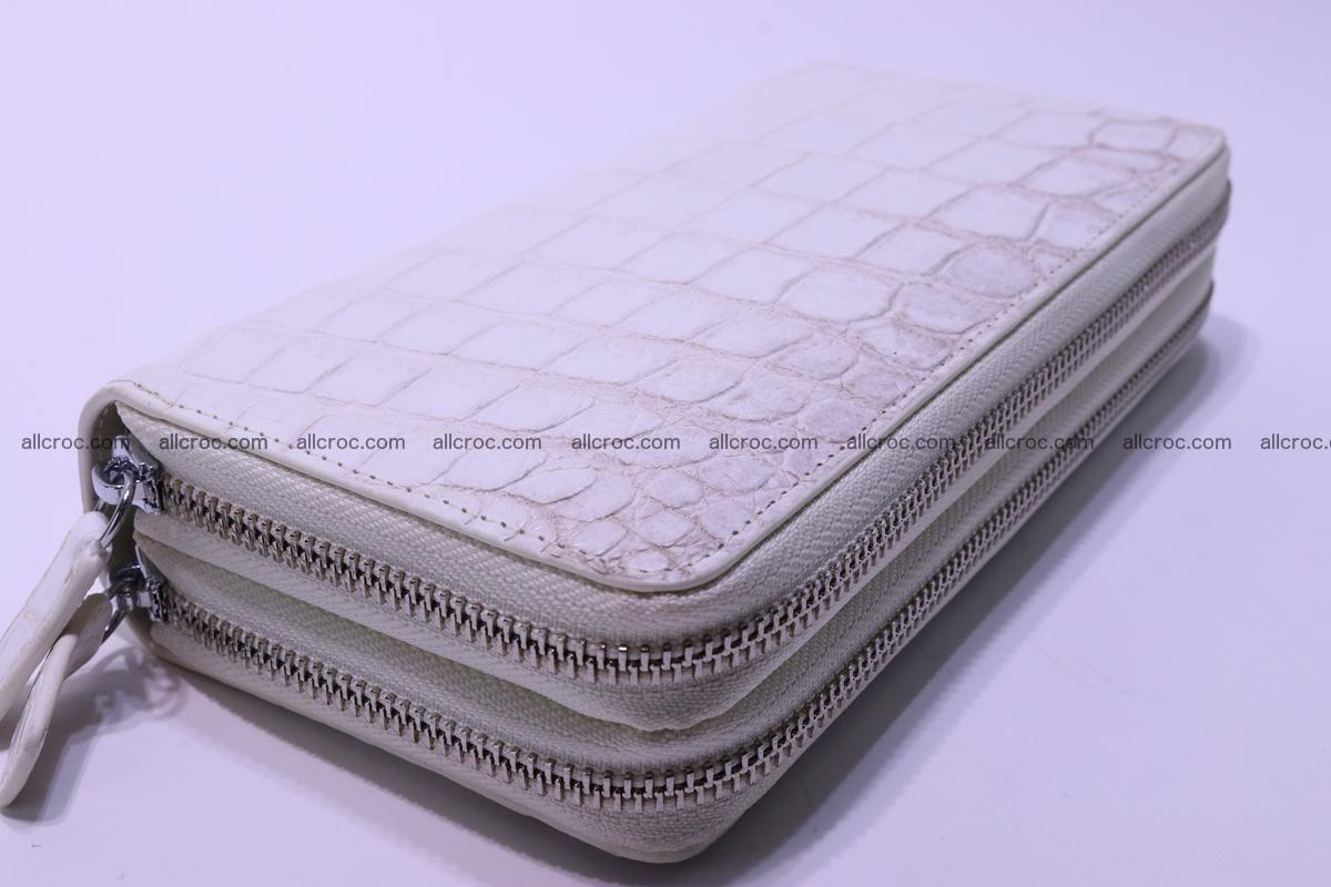 Crocodile wallet with 2 zips 309 Foto 14