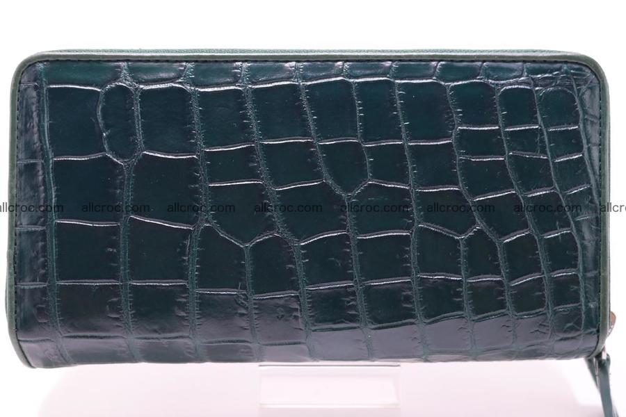 Crocodile wallet with 2 zips 310