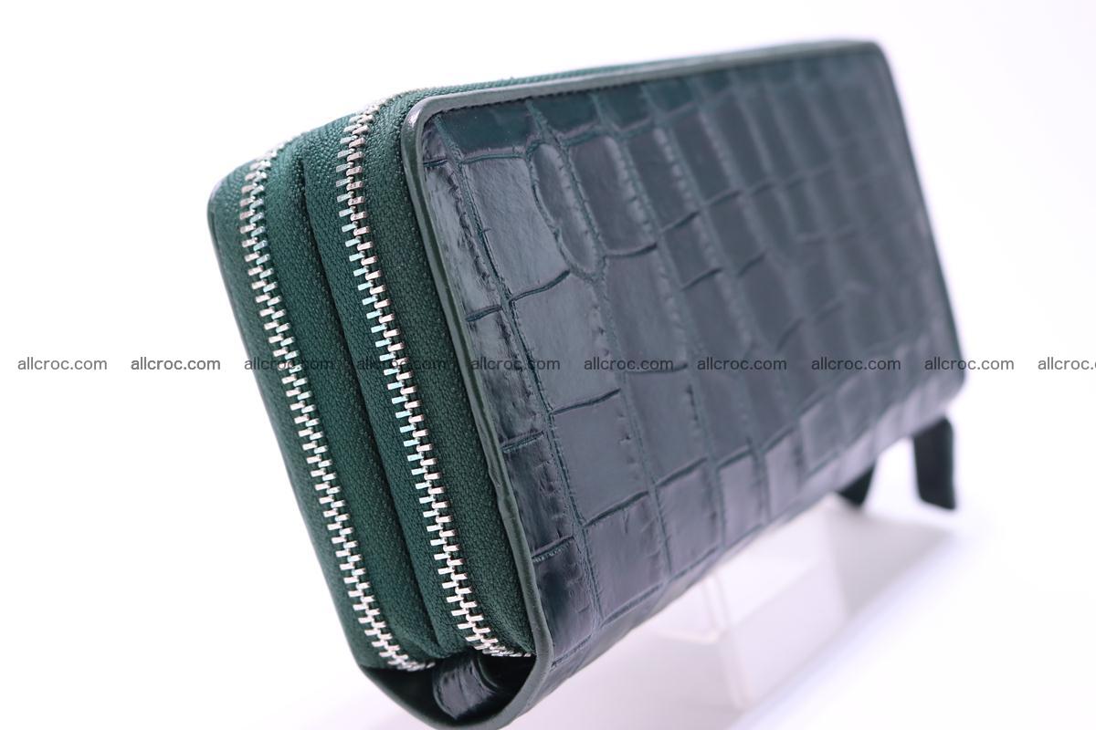 Crocodile wallet with 2 zips 310 Foto 4