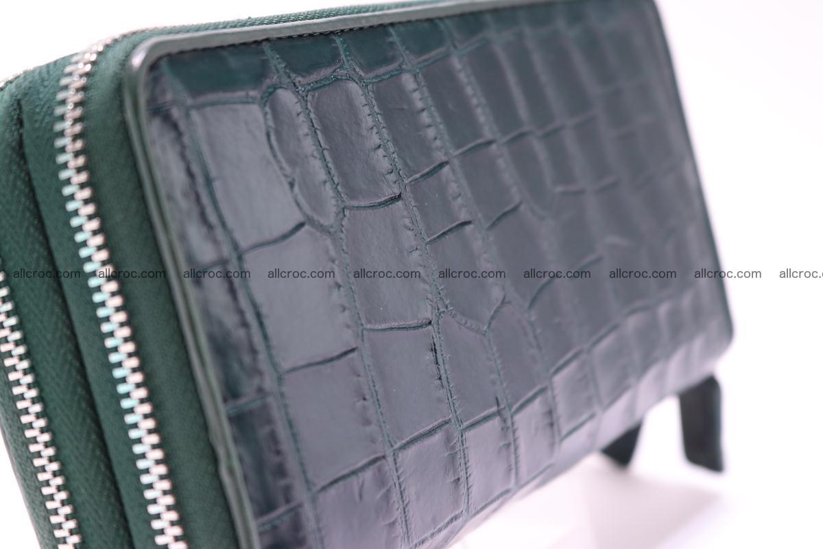 Crocodile wallet with 2 zips 310 Foto 5