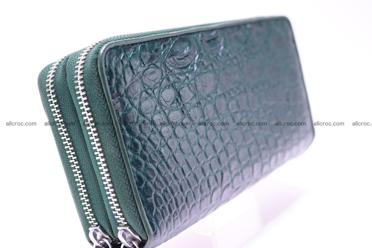 Crocodile wallet with 2 zips 310 Foto 6