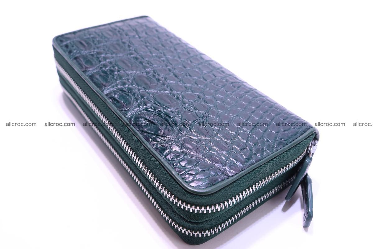 Crocodile wallet with 2 zips 310 Foto 7