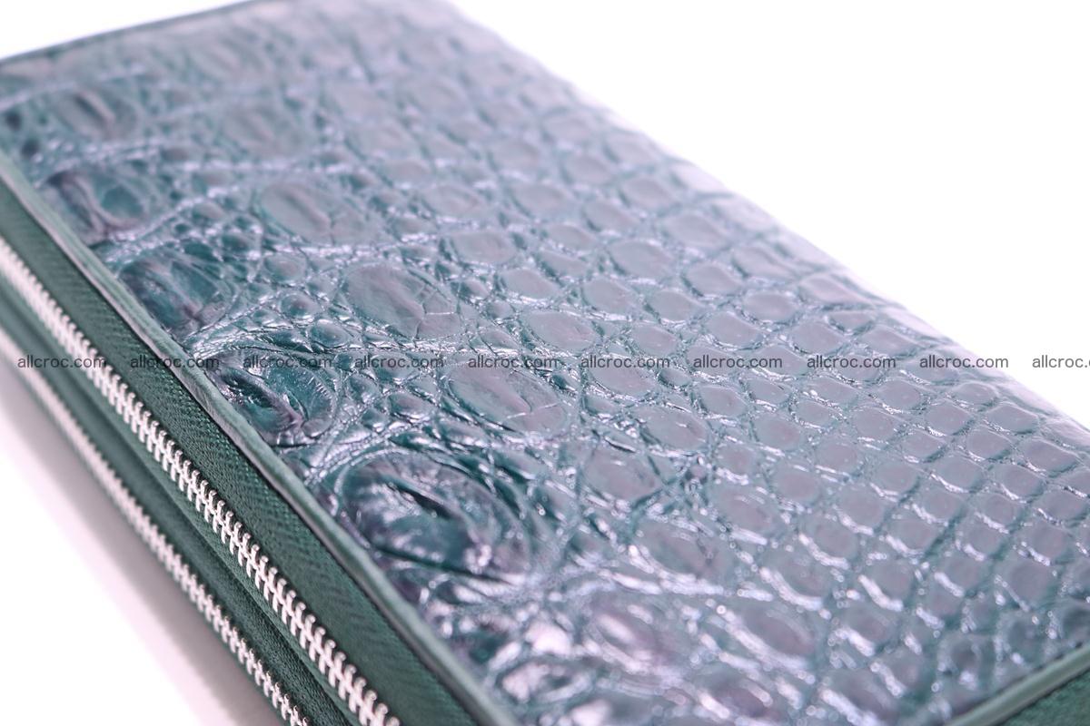 Crocodile wallet with 2 zips 310 Foto 8