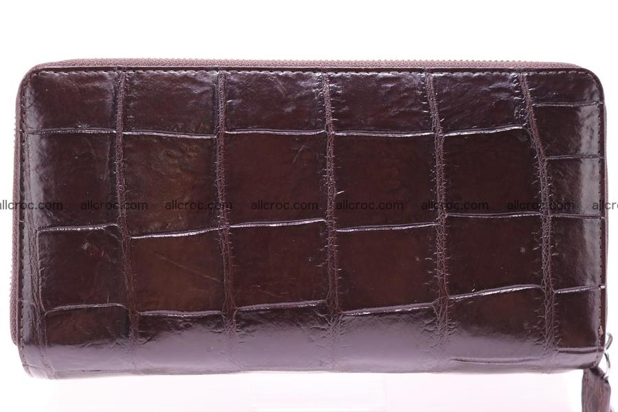 Crocodile wallet with 2 zips 311