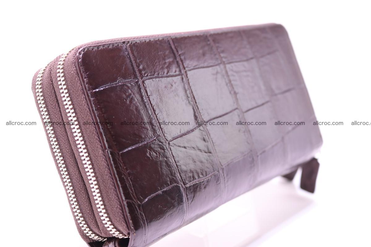 Crocodile wallet with 2 zips 311 Foto 3
