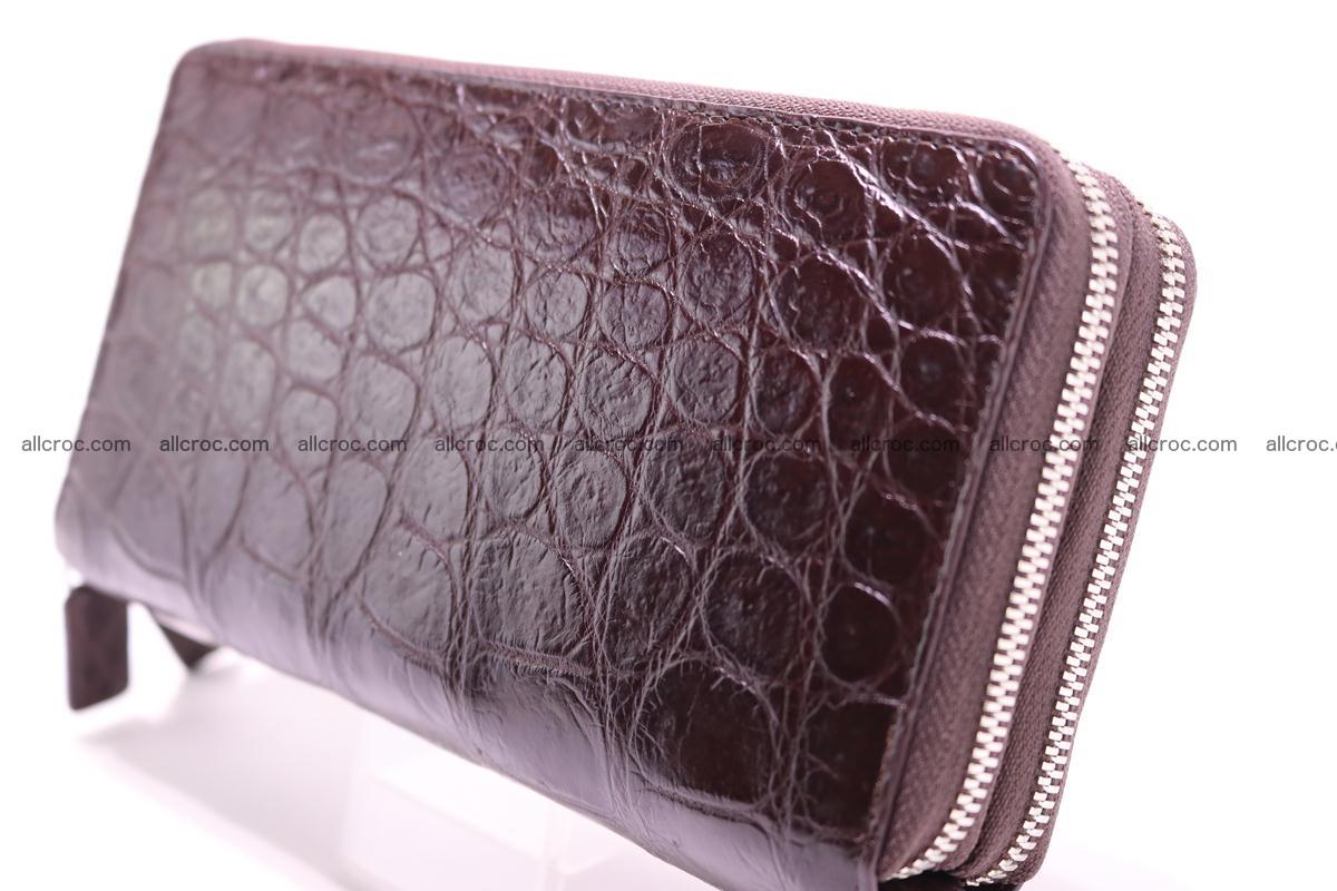 Crocodile wallet with 2 zips 311 Foto 9