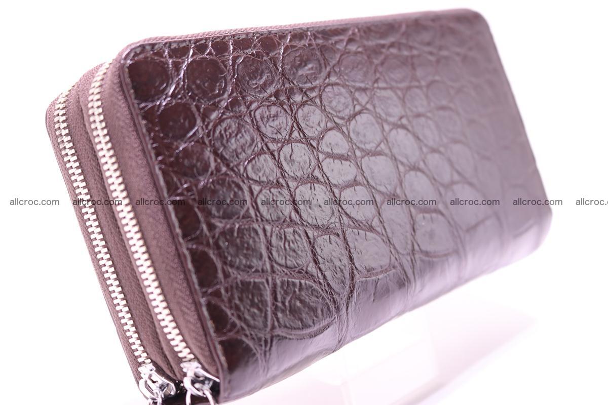 Crocodile wallet with 2 zips 311 Foto 4