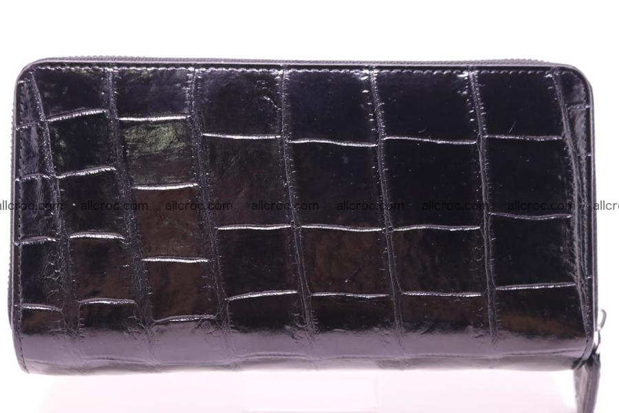 Crocodile wallet with 2 zips 312