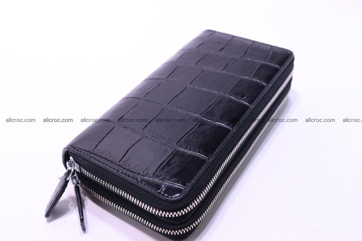 Crocodile wallet with 2 zips 2229 Foto 8