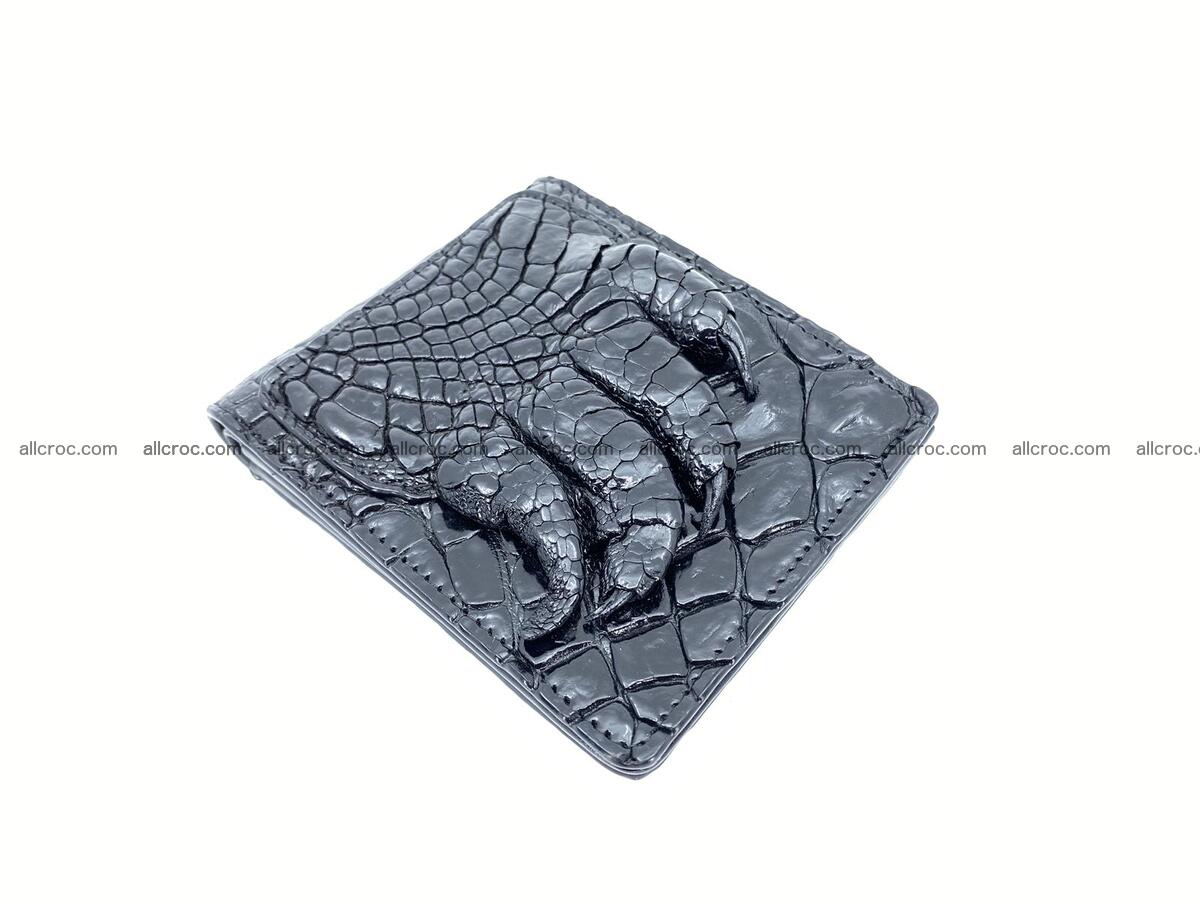 Wallet from Siamese crocodile skin with paw and claws 2232 Foto 0