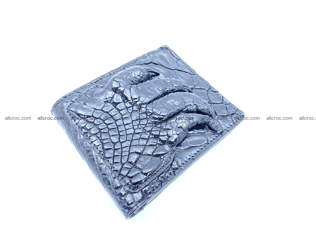 Wallet from Siamese crocodile skin with paw and claws 2232 Foto 1