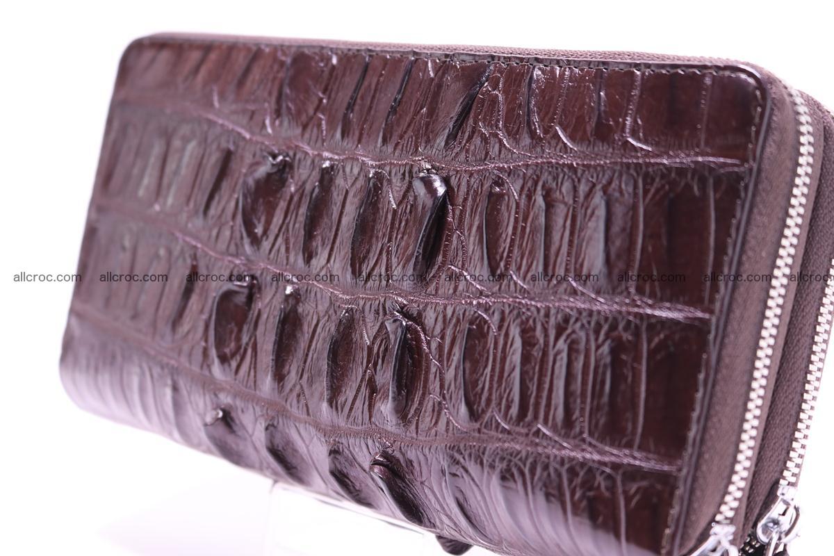 Crocodile wallet with 2zip 302 Foto 2