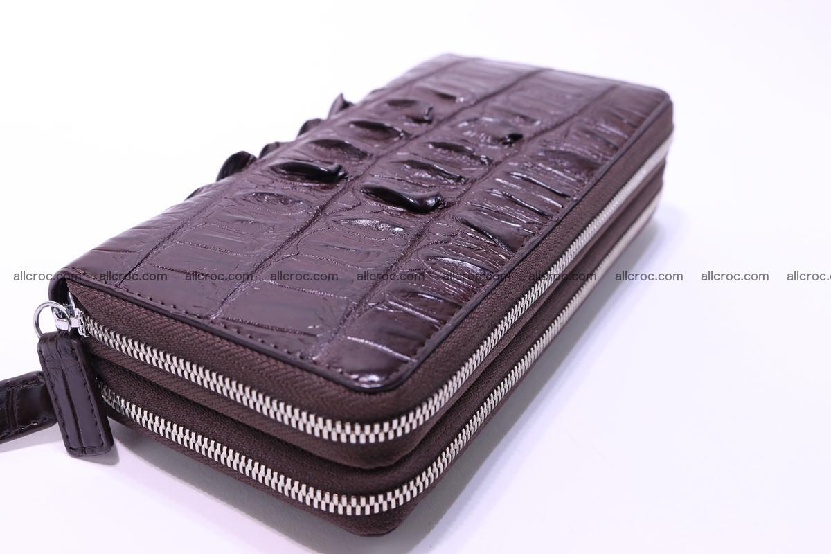 Crocodile wallet with 2zip 302 Foto 6