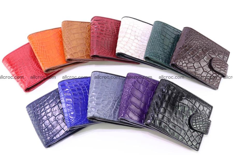 for blog US Genuine crocodile wallet with half belt and coin compartment