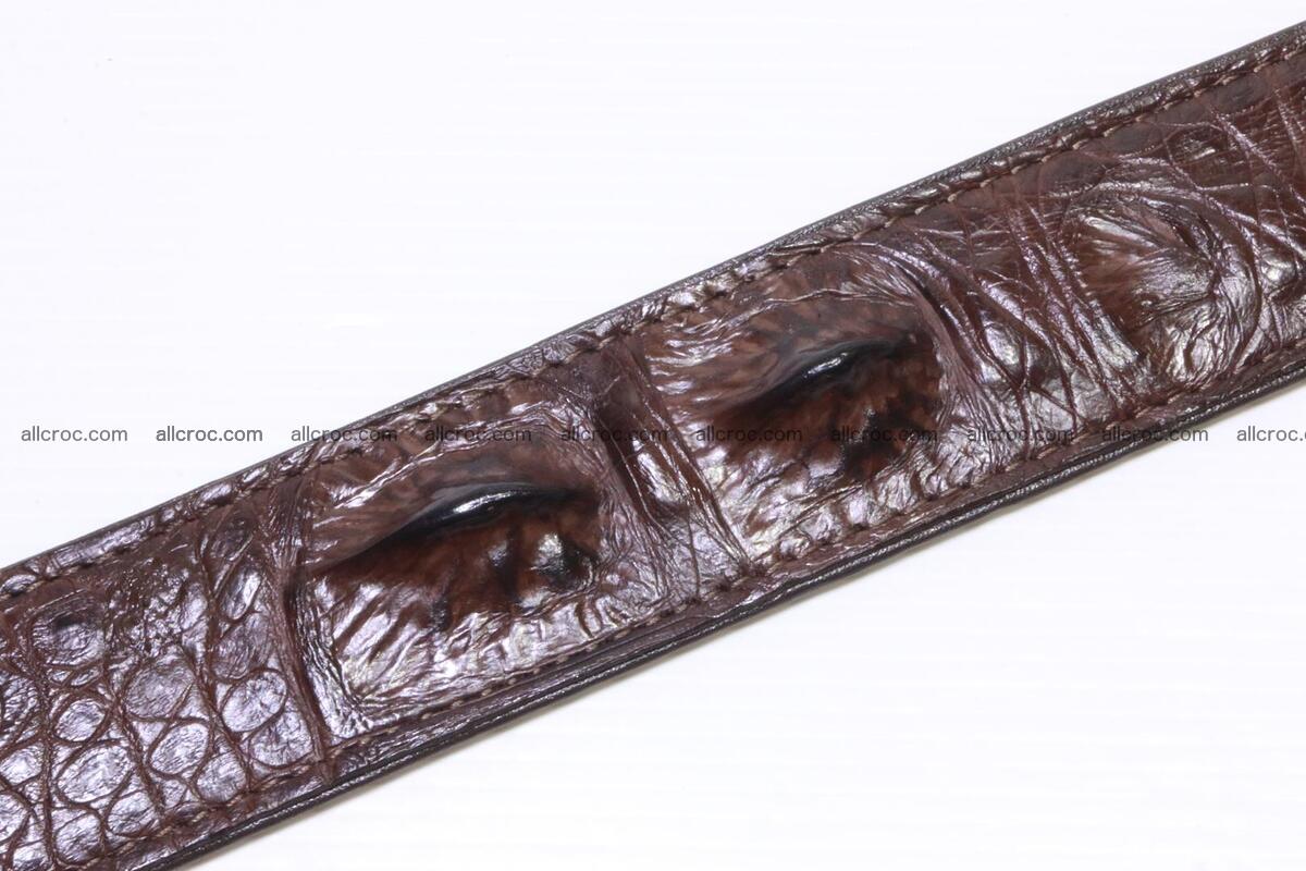 Genuine alligator leather Hornback belt 020 Foto 1