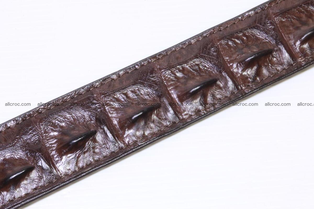 Genuine alligator leather Hornback belt 020 Foto 6