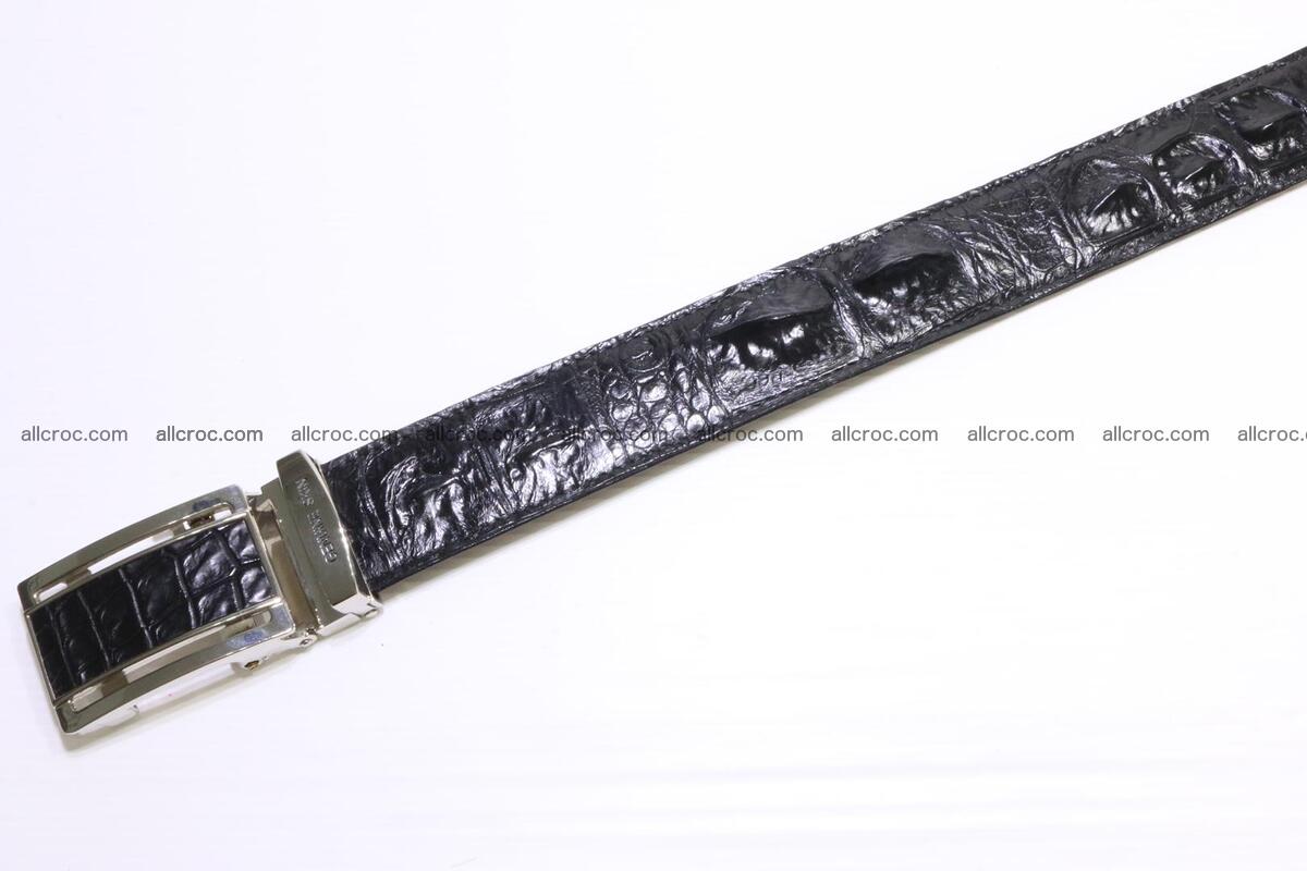 Genuine alligator leather Hornback belt 021 Foto 3