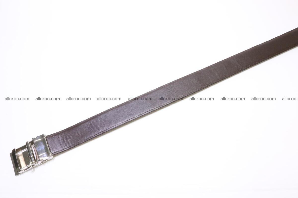 Genuine alligator leather Hornback belt for overweight 023 Foto 8