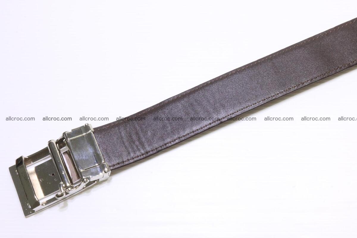 Genuine alligator leather Hornback belt for overweight 023 Foto 3