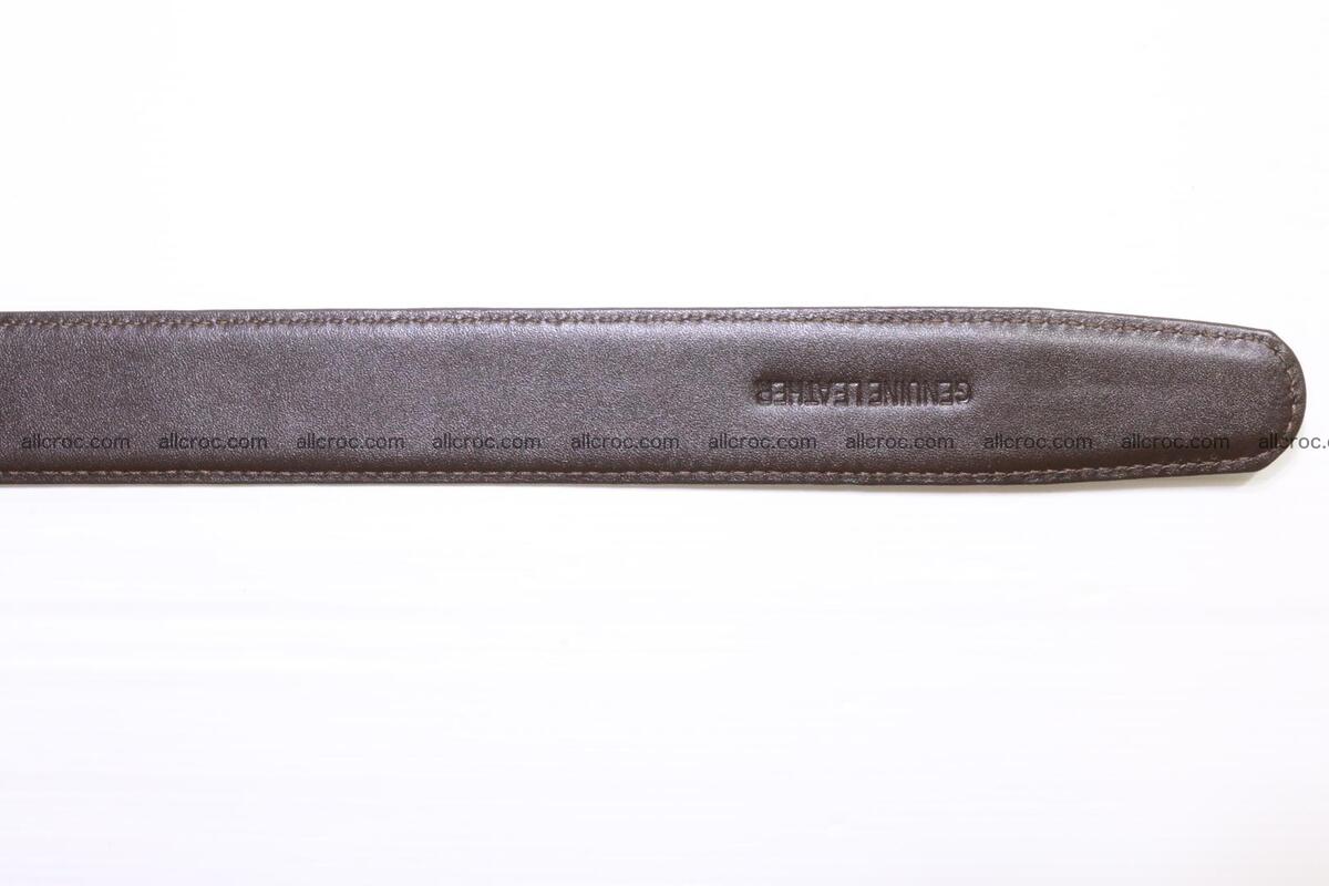 Genuine alligator leather Hornback belt for overweight 023 Foto 9