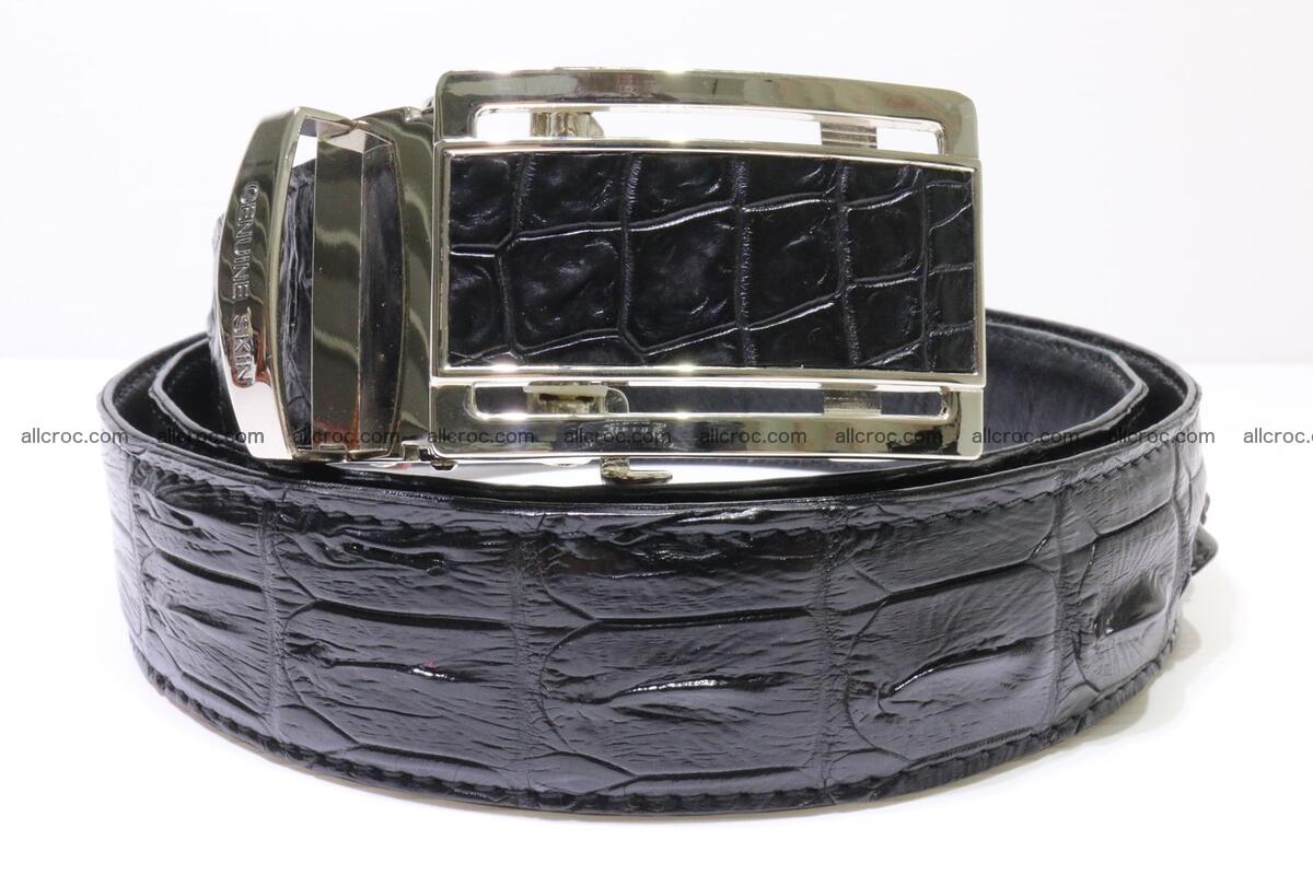 Genuine alligator leather Hornback belt for overweight 024 Foto 0