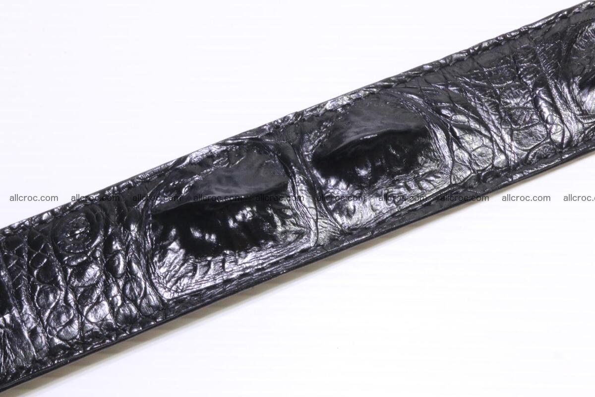 Genuine alligator leather Hornback belt for overweight 024 Foto 5