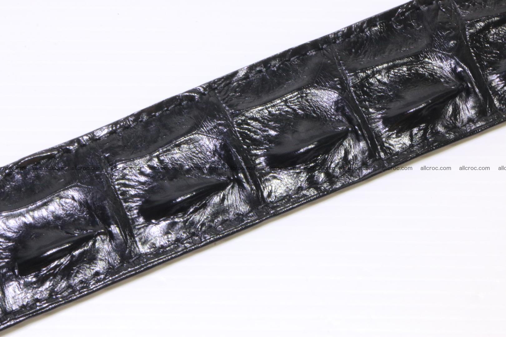 Genuine alligator leather Hornback belt for overweight 024 Foto 6