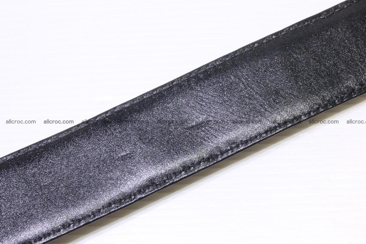 Genuine alligator leather Hornback belt for overweight 024 Foto 7