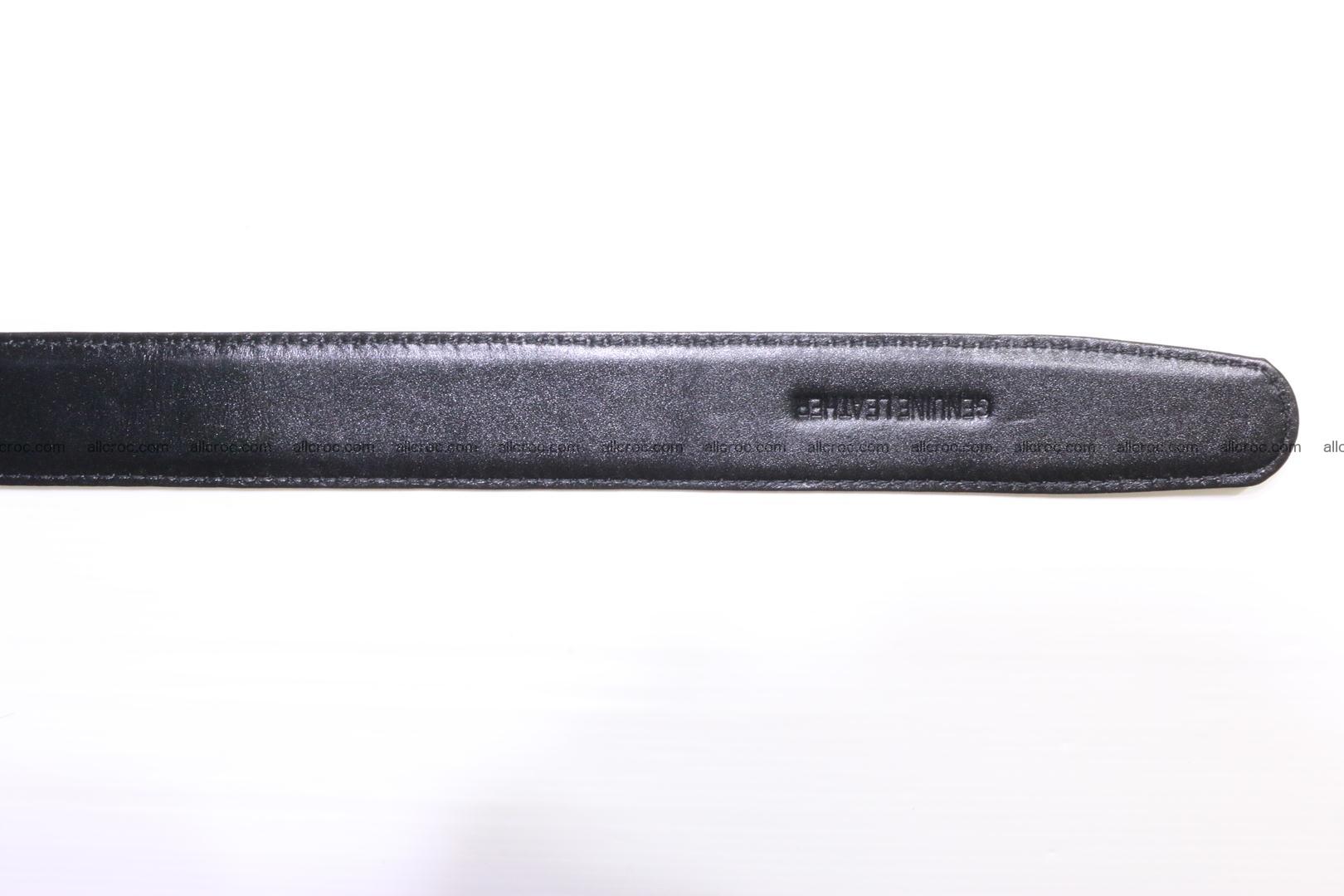 Genuine alligator leather Hornback belt for overweight 024 Foto 8