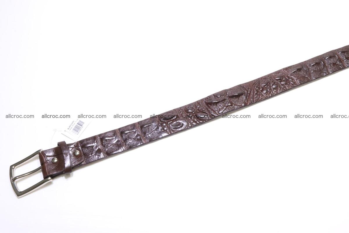 Genuine alligator leather Hornback belt 014 Foto 1