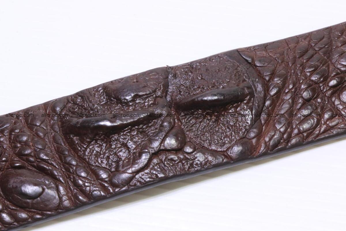 Genuine alligator leather Hornback belt 014 Foto 3