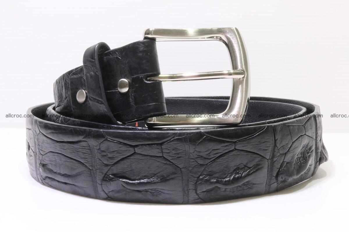 Genuine alligator leather Hornback belt 015 Foto 0