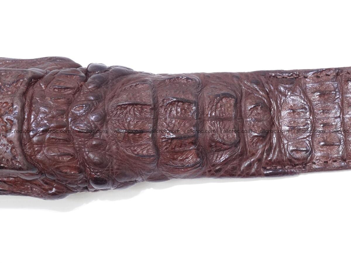 Genuine crocodile belt with real crocodile head 027 Foto 6