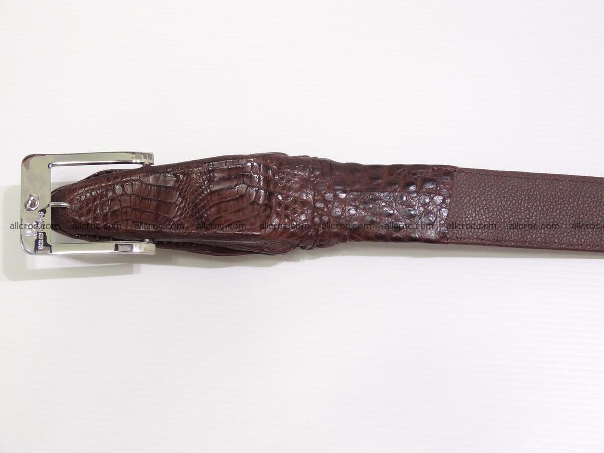 Genuine crocodile belt with real crocodile head 027 Foto 5