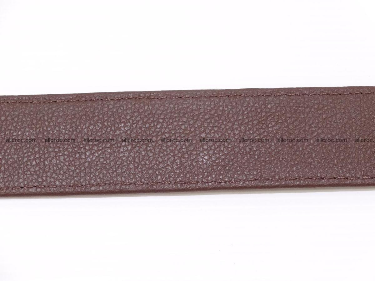 Genuine crocodile belt with real crocodile head 027 Foto 9