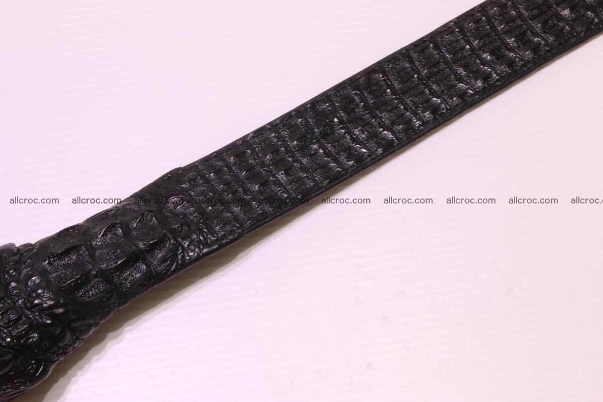 Genuine crocodile belt with real crocodile head 028 Foto 11