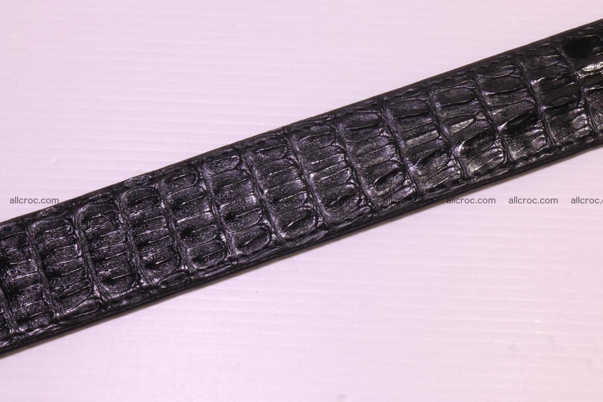 Genuine crocodile belt with real crocodile head 028 Foto 13