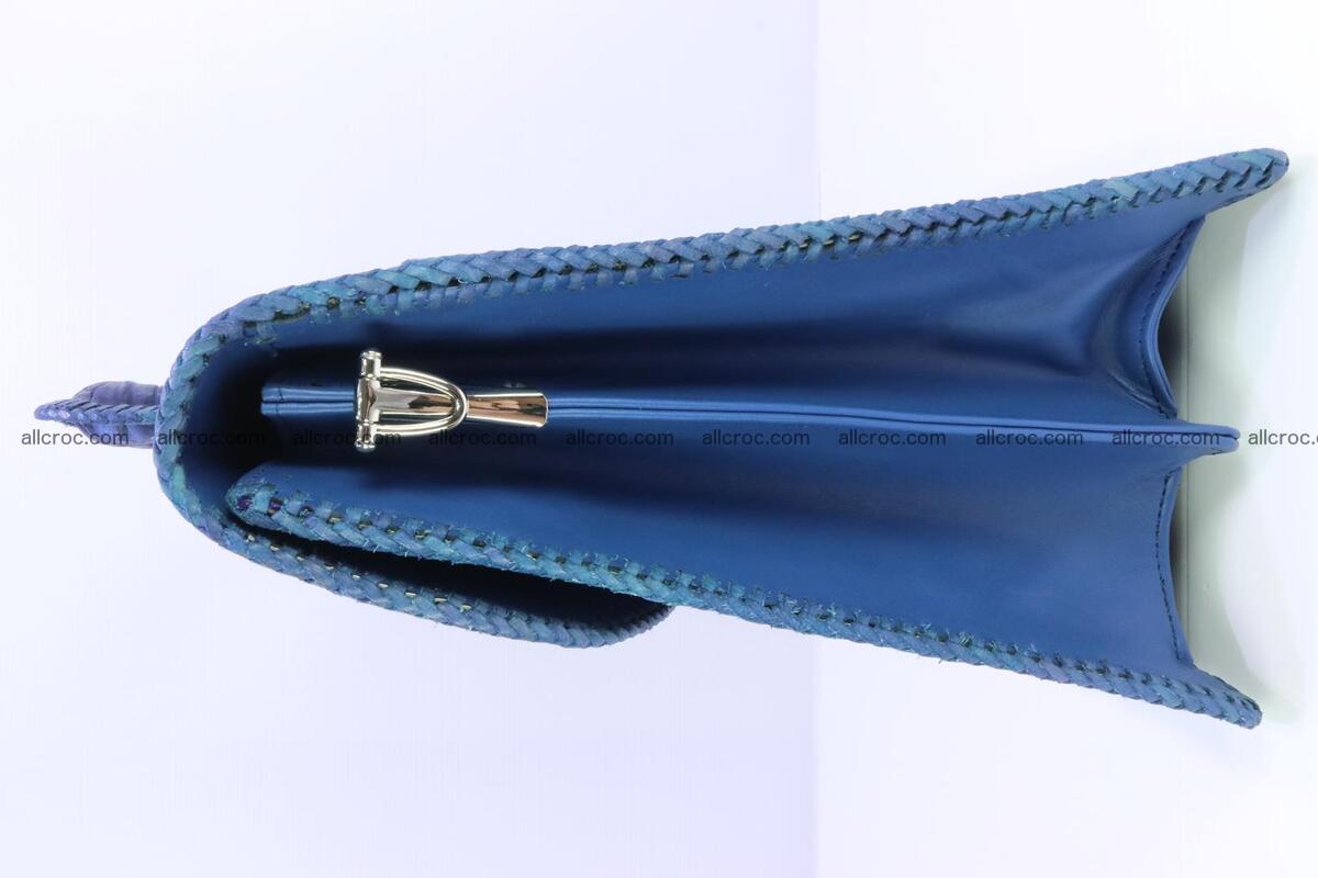 Hand braided crocodile skin briefcase 148 Foto 3