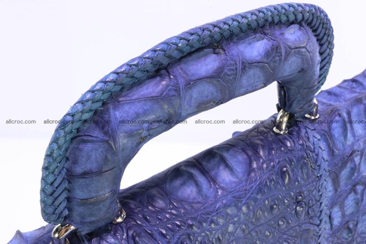 Hand braided crocodile skin briefcase 148 Foto 6